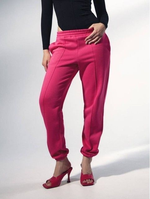 Джоггеры с высокой посадкой на толстом флисе LBK 1803 - купить в интернет-магазине Conte