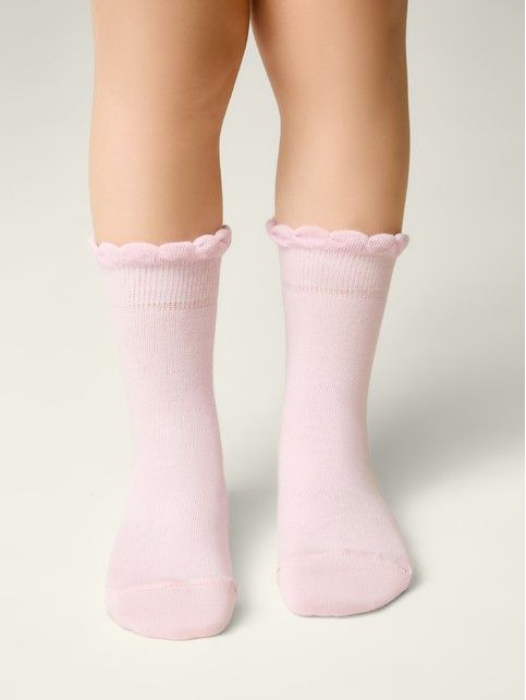 Носки с хлопком и воздушными рюшами TIP-TOP