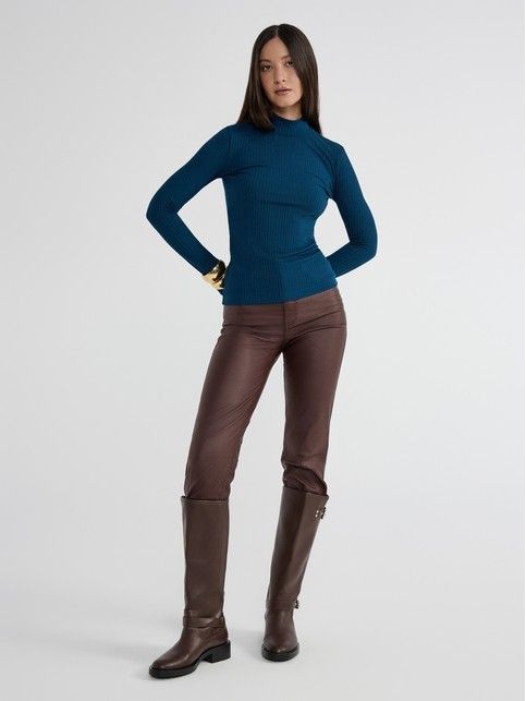 Джемпер в рубчик из вискозы LD 2797 - купить в интернет-магазине Conte