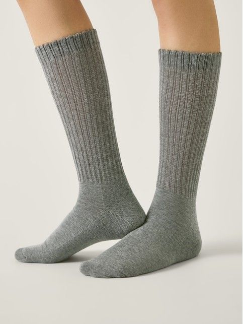 Тёплые носки из хлопка с махровой пяткой COMFORT - купить в интернет-магазине Conte