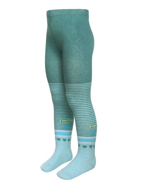 Колготки хлопковые детские TIP-TOP бирюза 400 - купить в интернет-магазине Conte