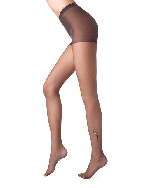 Женские колготки со стразами