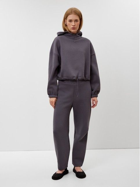 Брюки из футера на флисе с карманами LBK 3234 - купить в интернет-магазине Conte