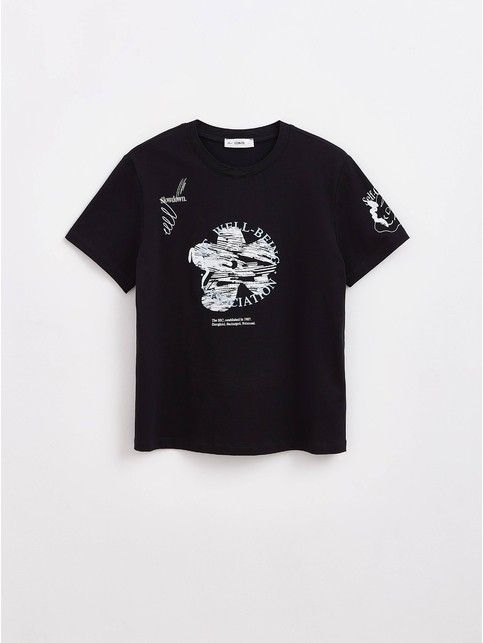 Футболка из хлопка с рисунком «Association» LD 2140