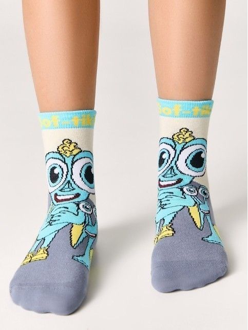 Хлопковые носки «Глазастики» Sof-tik