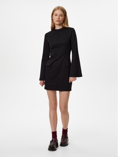 Платье-mini с рельефными швами из трикотажного полотна LPL 3223 - купить в интернет-магазине Conte