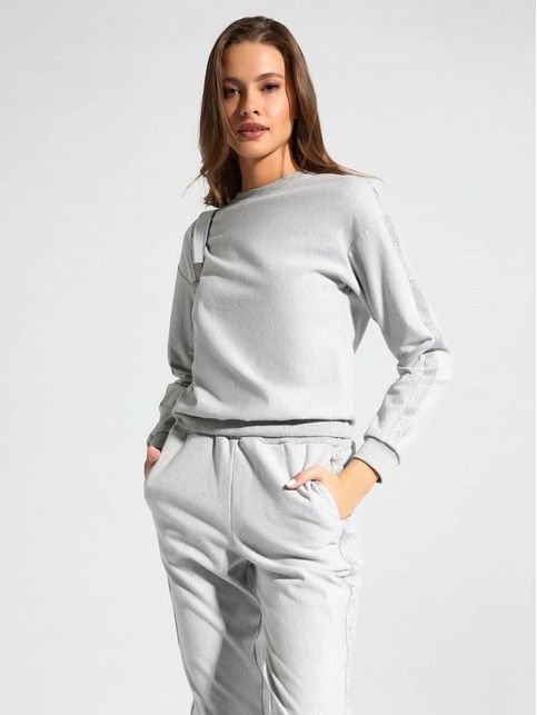 Свитшот и термоджоггеры из хлопка LD 1043 / SPORT LUX