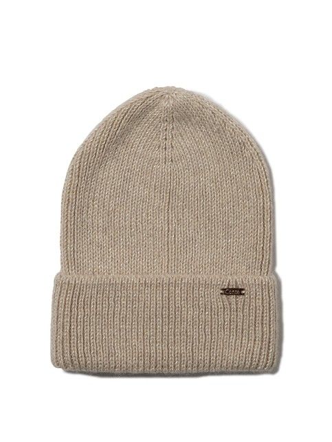 Вязаная шапочка-бини из пряжи с мохером и шерстью