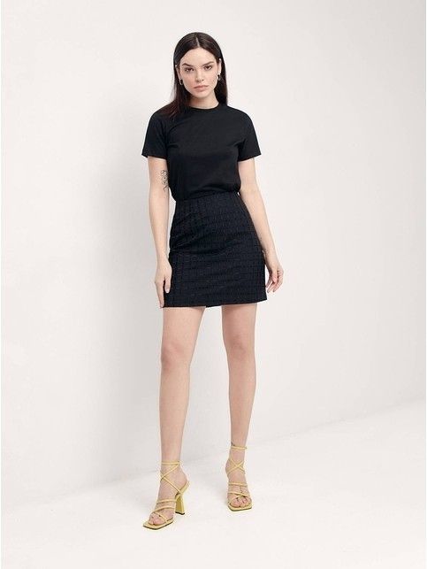 Mini-юбка с вышивкой ришелье LU 1591