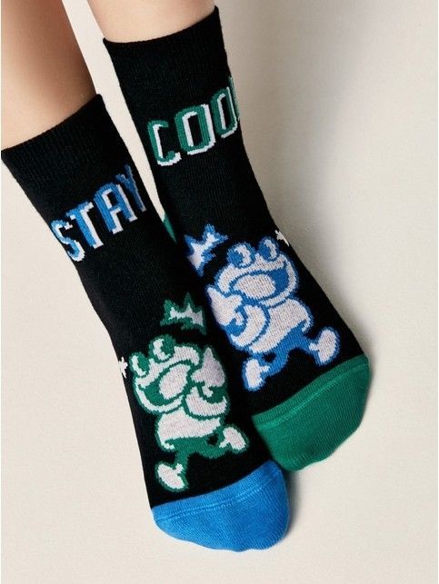 Хлопковые носки с рисунками