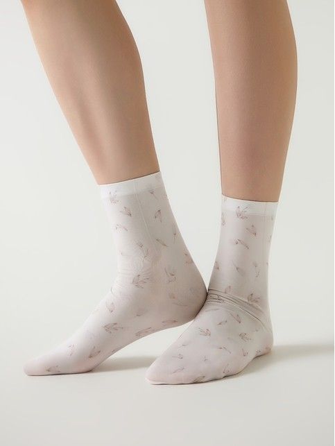 Носки с рисунком "Лепестки" - купить в интернет-магазине Conte