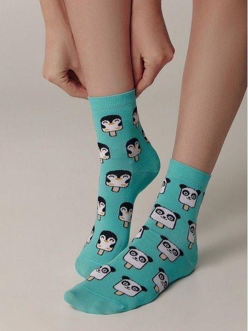 Хлопковые носки с рисунком