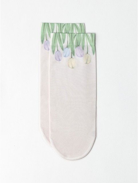 Носки с микрофиброй «Тюльпаны» - купить в интернет-магазине Conte