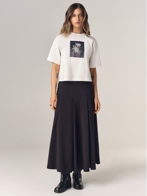 Футболка Floriography с графическим притом «Анемон» LD 3469 - купить в интернет-магазине Conte