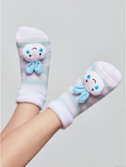 Махровые носки SOF-TIKI с мордашками