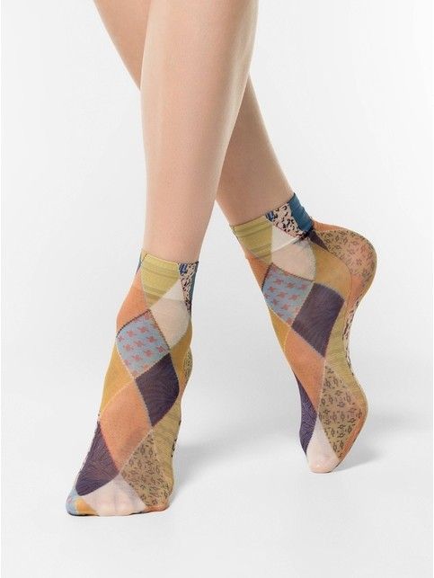 Лимитированные носки с рисунком «Patchwork»