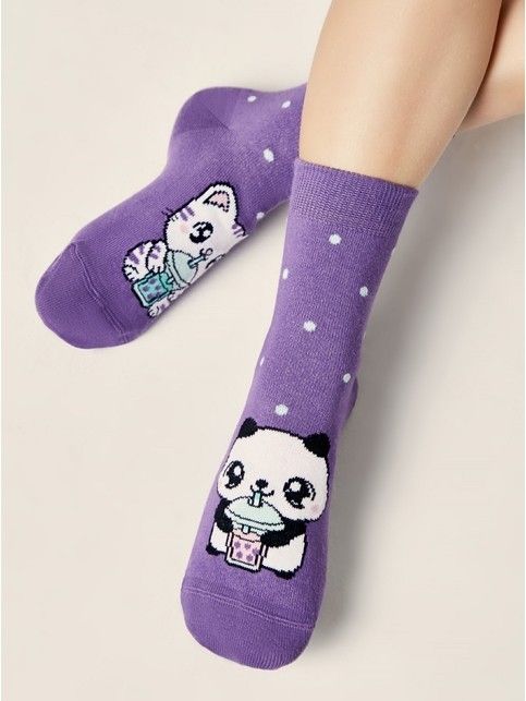 Хлопковые носки с рисунками