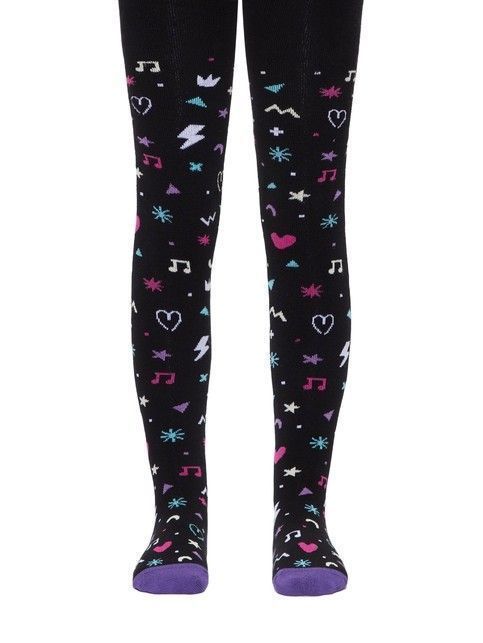 Колготки SOF-TIKI (махровые внутри) с рисунками, модель 518 - купить в интернет-магазине Conte