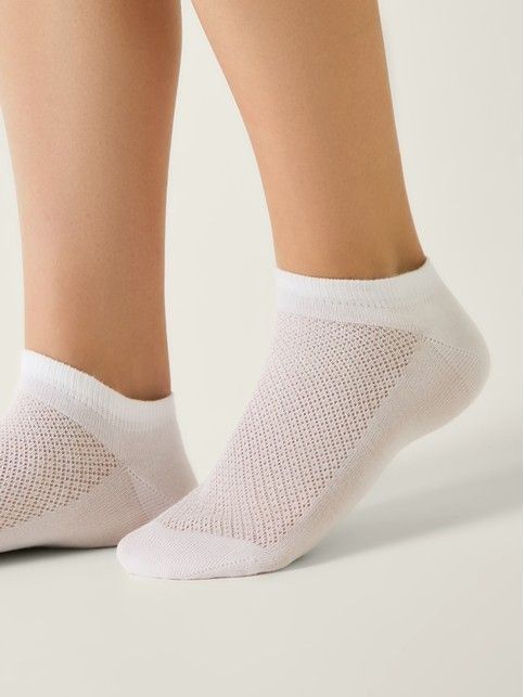 Ультракороткие носки с ажурной сеточкой и хлопком ACTIVE