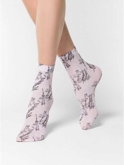 Носки из мягкого полотна с принтом «Plants»