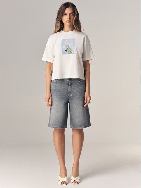 Футболка из хлопка Floriography «Лилия» LD 3469 - купить в интернет-магазине Conte