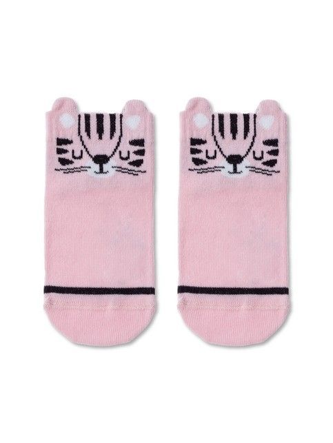 Короткие носки с декоративными ушками «Тигрёнок»