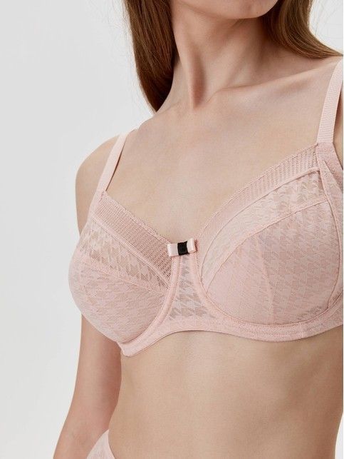 Бюстгальтер с мягкой чашкой в гусиную лапку Body Couture RB 6117