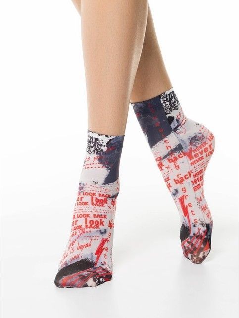 Носки с рисунком "Never look back" - купить в интернет-магазине Conte