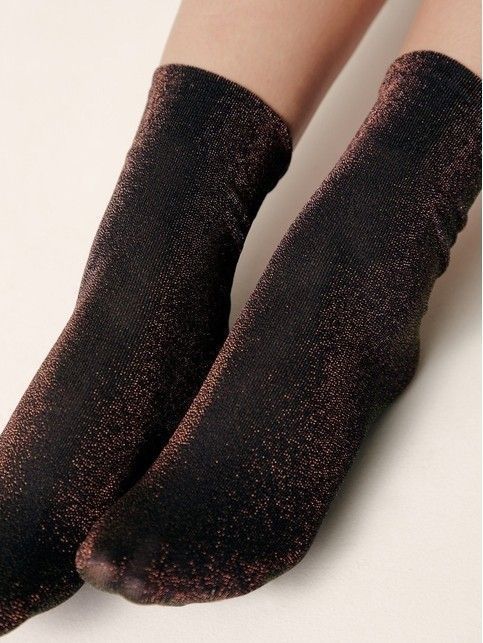 Сияющие носки с люрексом