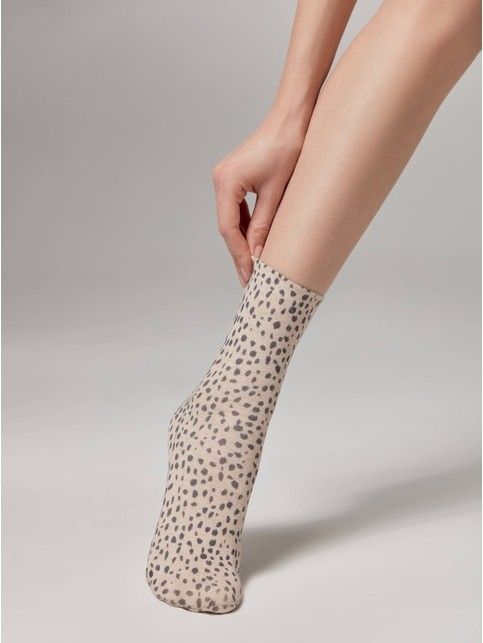 Носки из хлопка и льна «Cheetah»