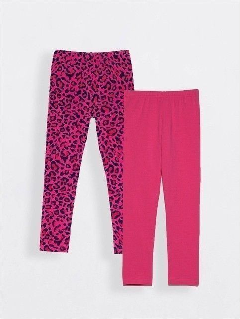 Комплект из двух леггинсов LEO PINK