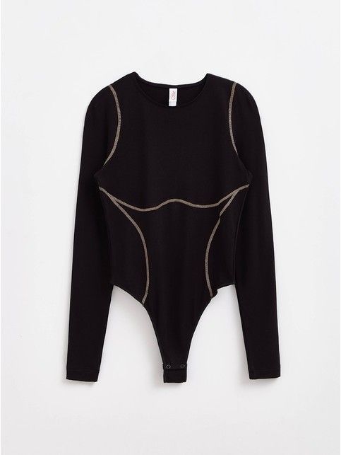 Боди с декоративными строчками LBD 1444