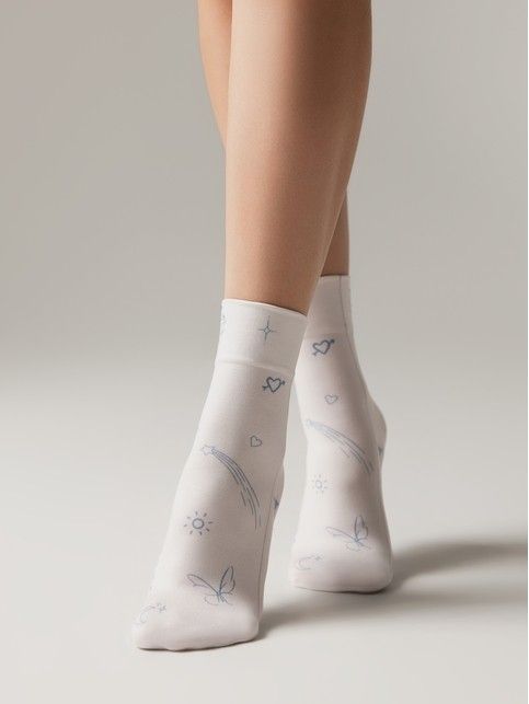 Плотные носки с рисунком «Forever» - купить в интернет-магазине Conte
