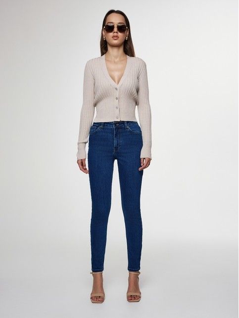 Джинсы skinny из eco-friendly денима CON-657