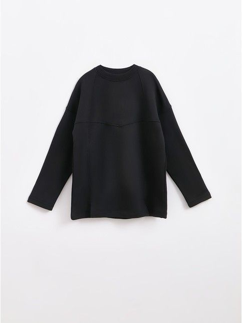 Свитшот с отделочными строчками и декоративными подрезами LD 2832