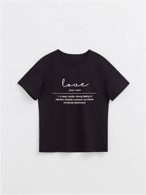 Футболка из хлопка «Love» LD 1241