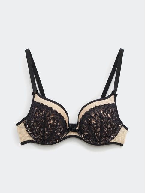 Бюстгальтер женский с эффектом push-up Venus TB 1075 черный