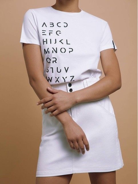 Футболка из хлопка «Alphabet» LD 1660