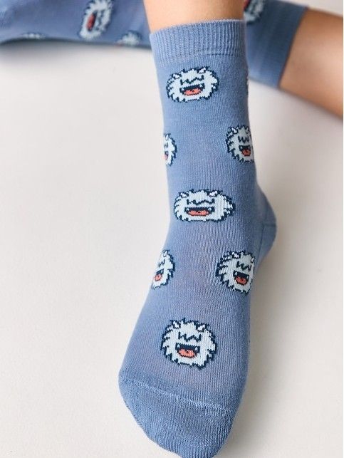 Хлопковые носки джинс SOF-TIKI с махровой стопой