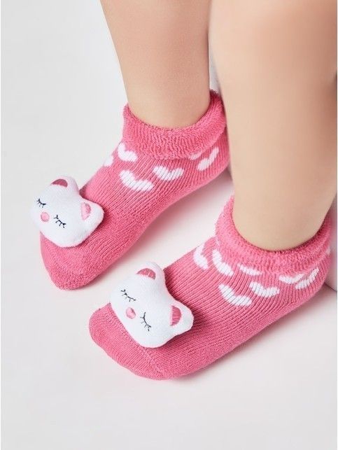 Махровые носки SOF-TIKI с мордашками