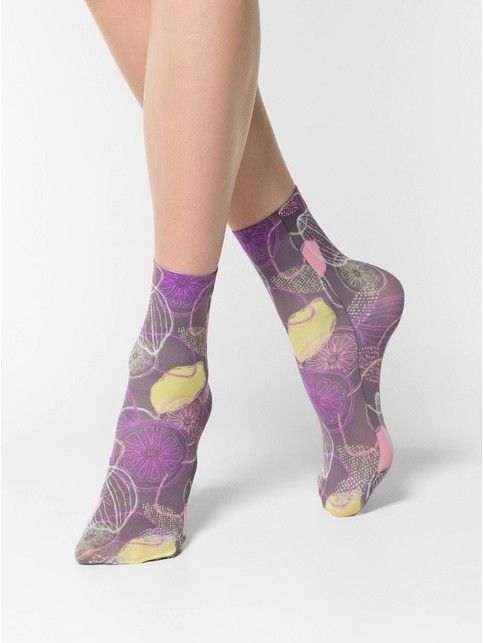 Носки из мягкого полотна с принтом «Lemon»