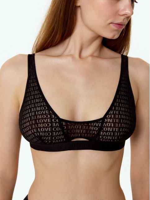Бюстье из сеточки с фигурным вырезом CONTE LOVE LBE 3169 - купить в интернет-магазине Conte