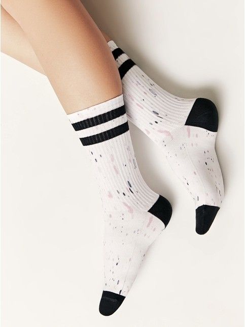 Удлиненные носки из лимитированной коллекции с рисунком «Paint marks»