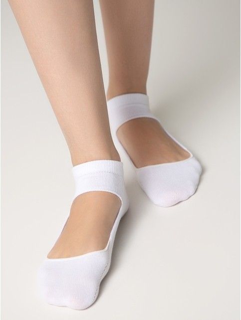 Носки для йоги с антискользящей стопой