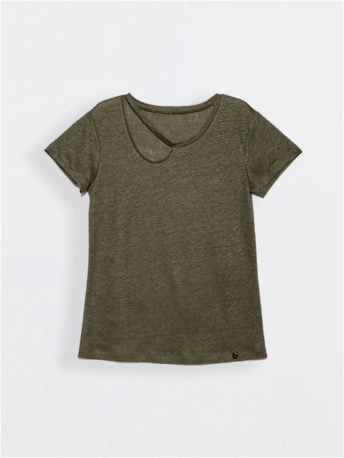 Женские футболки с глубоким вырезом