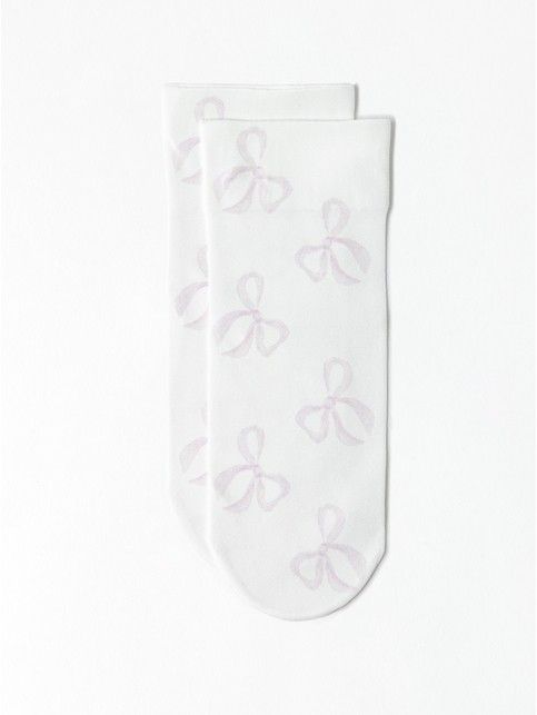 Плотные носки с рисунком «Розовые бантики» - купить в интернет-магазине Conte