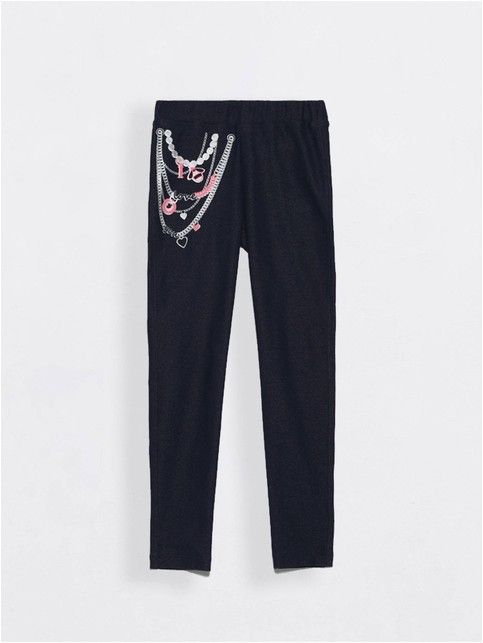 Джеггинсы с оригинальным рисунком