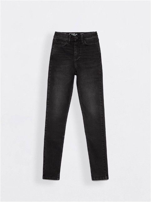 Моделирующие eco-friendly джинсы skinny CON-353 с высокой посадкой
