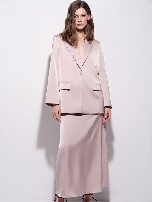 Жакет из плотного сатина с матовым блеском LJ 3388 - купить в интернет-магазине Conte