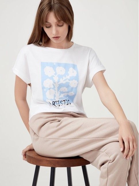 Футболка с манжетами «Artistic» LD 1791